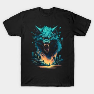 Fiery Werewolf T-Shirt